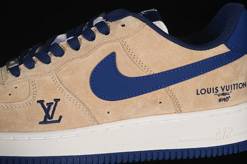 All Categories Nk Air Force 1 Air Force Series Nk Air Force 1 Low Air Force Low Nike Air Force 1'07 Low Joint Sand Brown Navy Air Force One Low Casual Shoes FQ3545-300